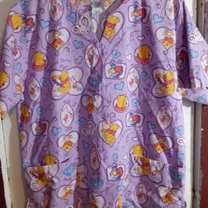 Disney Scrub Top